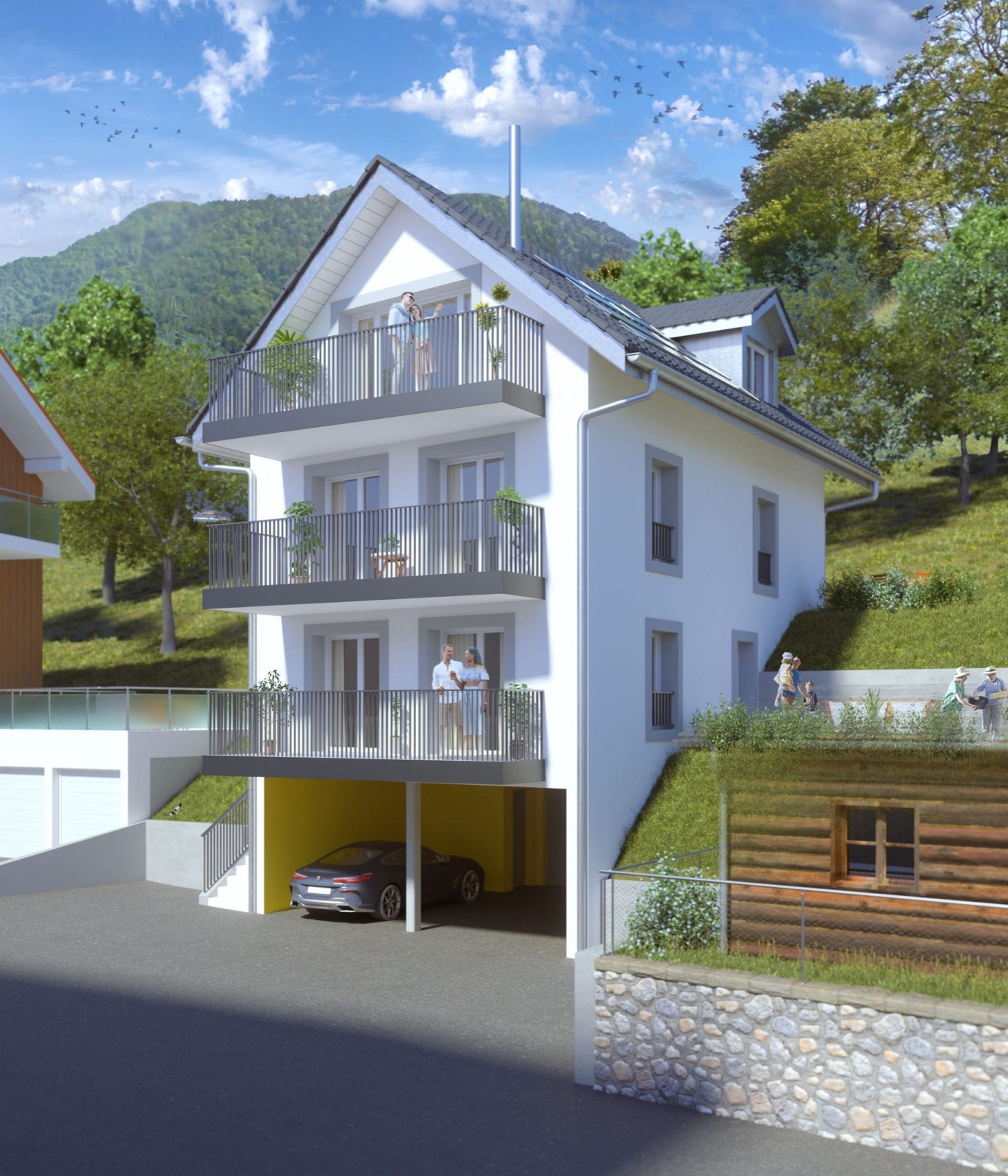 Villeneuve (VD) — Promotion « Les Citronniers » : duplex 4.5 pièces vue spectaculaire